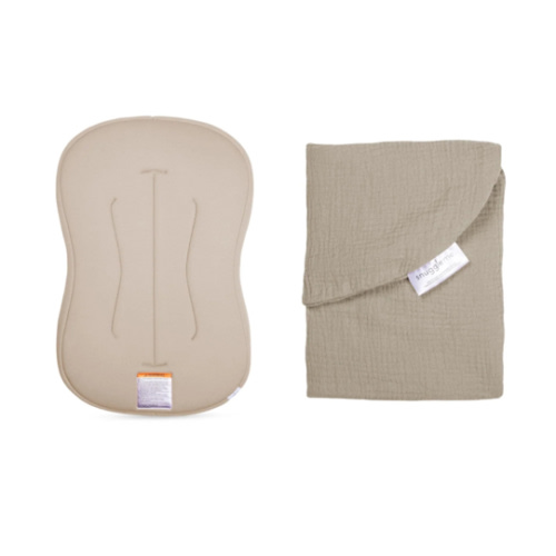 Lounger Curve + Muslin Cover Set | Birch