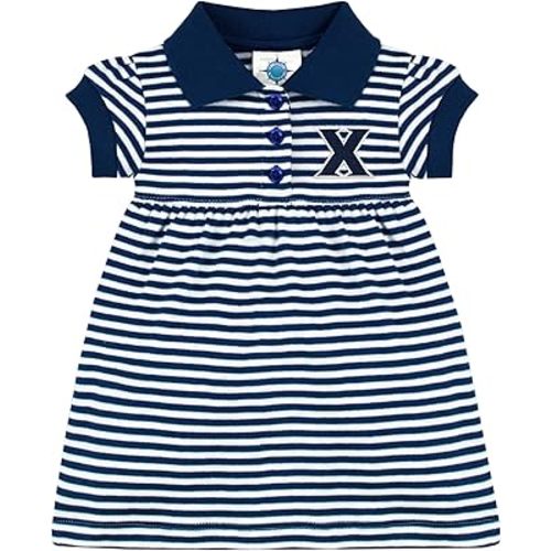Creative Knitwear College Baby Polo Dress w/Bloomer - Team Logo, Multiple Colors, for Baby Girls (0-12 Months)