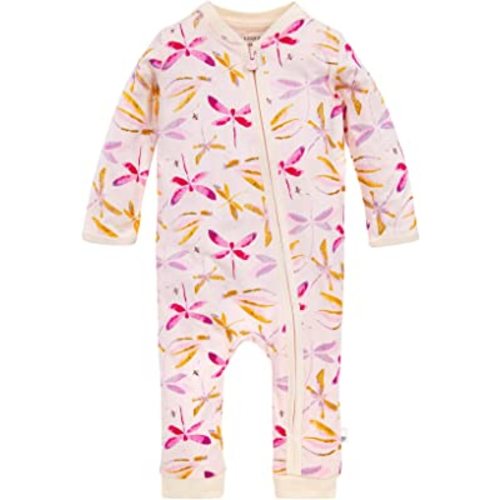 Burt's Bees Baby Baby Girl's Romper Jumpsuit, 100% Organic Cotton One-Piece Coverall