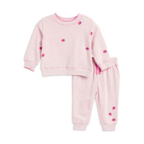 Girls Berry Sweet Pullover Sweatshirt and Joggers Set - Baby