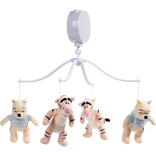 Lambs & Ivy Disney Baby Winnie The Pooh Hugs Musical Baby Crib Mobile Soother