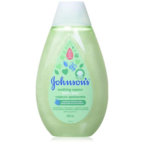 Johnson's Baby vapor bath, soothing baby wash with eucalyptus, 400ml