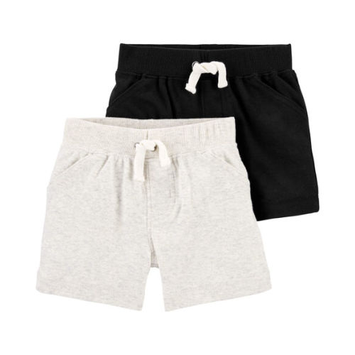 Baby 2-Pack Cotton Pull-On Shorts - Carter's | Carter's