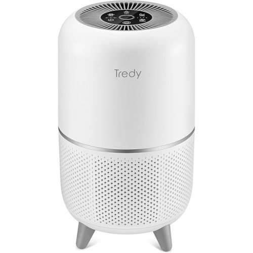HEPA Air Purifier for Home 200 Sq.ft Large Room with Air Quality Sensor, Filters The Air, Removes Allergies/Molds/Dust/Smoke/Odor/Pollen/Pets Dander and Other Particles