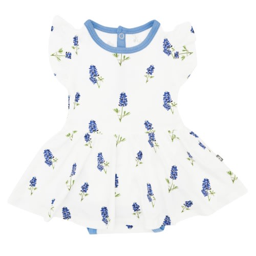 Kyle Baby Twirl Dress in Bluebonnet - 12-18mo