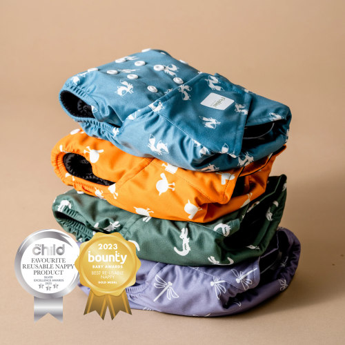 Reusable Cloth Nappies 4 Pack