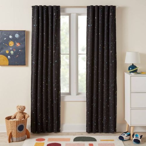 42"W x 84"L Space Kid's Blackout Window Curtain Panel - Pillowfort™