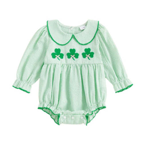 CLOVER Collar Romper - Hazel & Bo