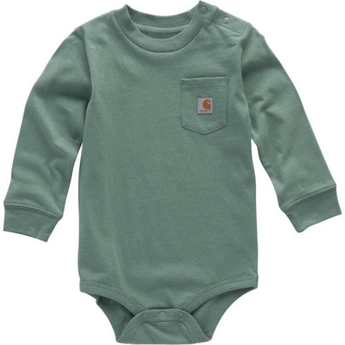 Boys' Long Sleeve Pocket Bodysuit (Baby) | Baby Boy Onesies & Bodysuits (0-24M) | Carhartt