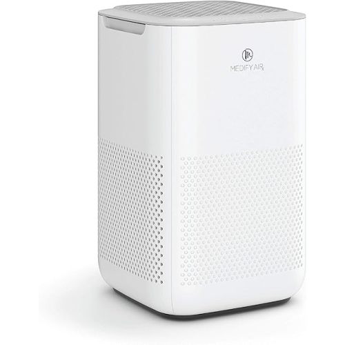 Medify MA-15 Air Purifier with True HEPA H13 Filter | 585 ft² Coverage in 1hr for Allergens, Smoke, Wildfires, Dust, Odors, Pollen, Pet Dander | Removal to 0.1 Microns | White, 1-Pack