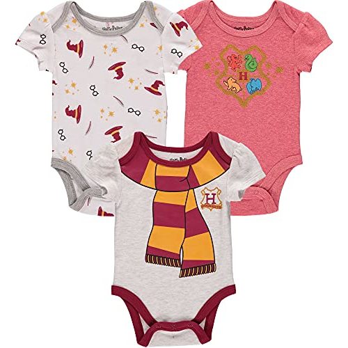 Harry Potter Baby Girls Bodysuit 5-Pack Baby Clothes Baby Gifts - Baby Bodysuit Multipack