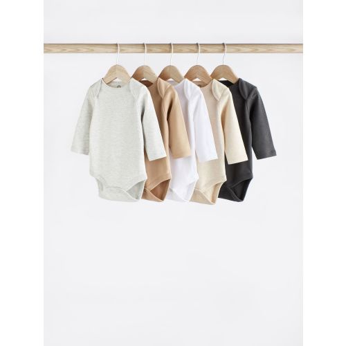 Neutral Baby Essential Long Sleeve Bodysuits 5 Pack