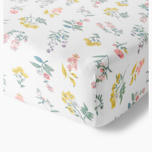 Carter's Little Planet Organic Cotton Standard Crib Sheet - Botanical, OSZ