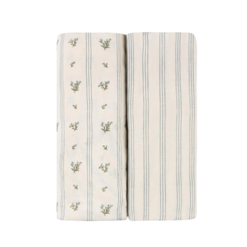 Linear Berry Leaf Bassinet Sheet Set – Ely's & Co.