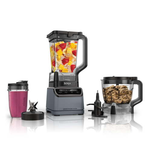 Free Shipping! Ninja Grand Kitchen System 1200 Blender Food Processor 72 oz Pitcher Auto-iQ Programs