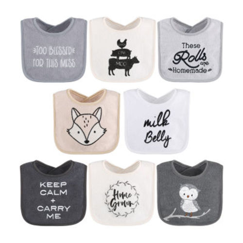 The Peanutshell Boys 8-pc. Bib