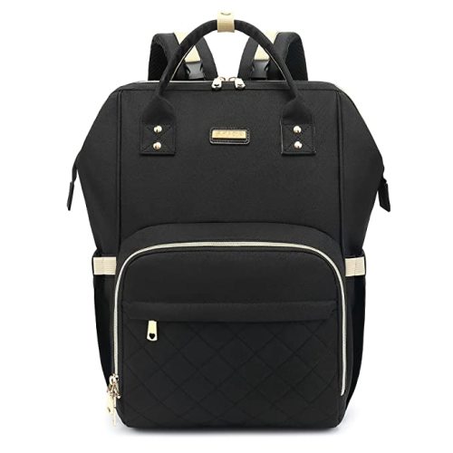 Diaper Bag Backpack, Diaper Bags for Baby Girls Boys, Baby Bags for Moms Dads, Nappy Changing Bag with Insulated Pockets,Multi-functional Waterproof Backpack with Stroller straps-Black