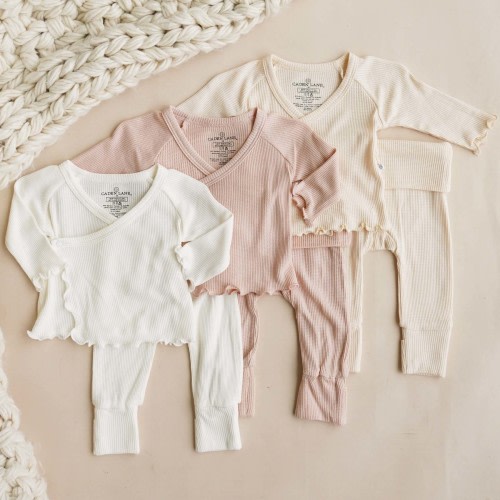 2pc Waffle Crossover Top & Bottom*