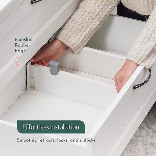 Adjustable Tall Drawer Dividers, [5 Pack] - Large