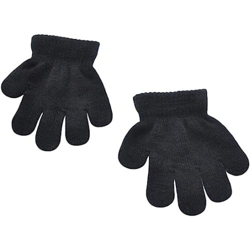 Toddler Boys and Girls Winter Knitted Writing Gloves, 1-3 Years Old