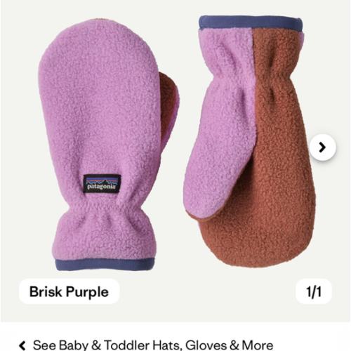 Patagonia Baby Pita Pocket Fleece Mittens