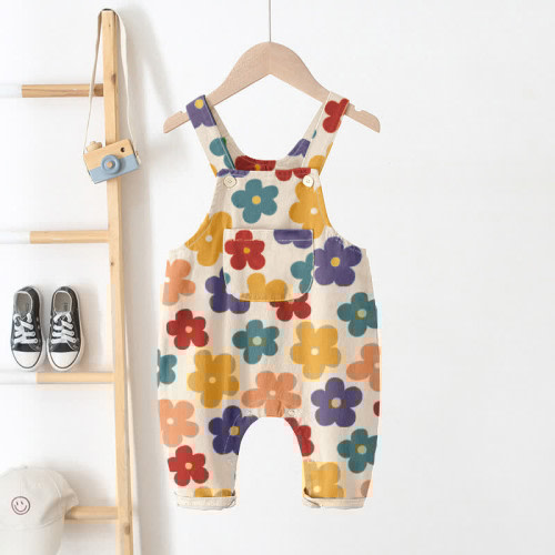 Baby Floral Lovely Multicolor Overalls