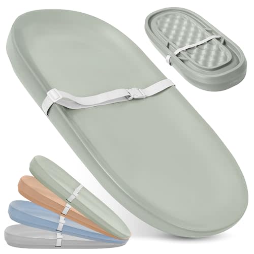 Jool Baby Waterproof Baby Changing Pad - Easy to Clean, Lightweight & Portable - Large Foam Cushion for Comfort (Sage)