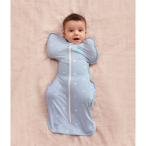Swaddle Up™ 1.0 TOG Viscose from Bamboo Mist Blue Boats