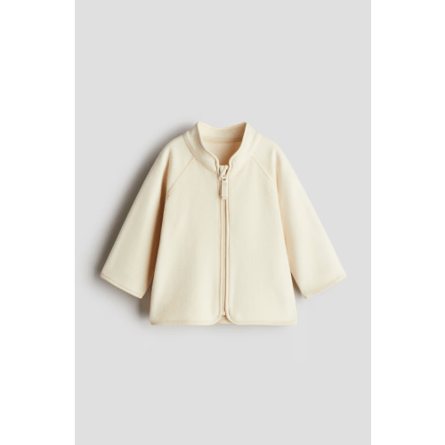 FLEECE JACKET, Cream - size 18M (12-18M)