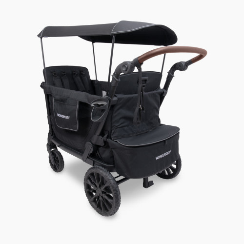 WonderFold Wagon L4 Quad Stroller Wagon - Black