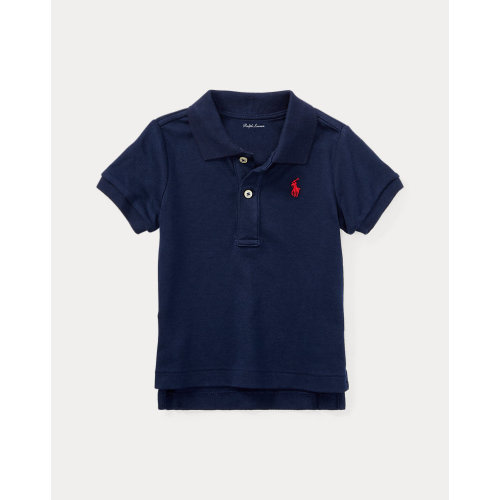 Ralph Lauren Baby Boys' Cotton Interlock Polo Shirt - Navy, 6m