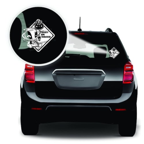 Baby on Board Vinyl Car Decal Deadpool 6x6 - Etsy
