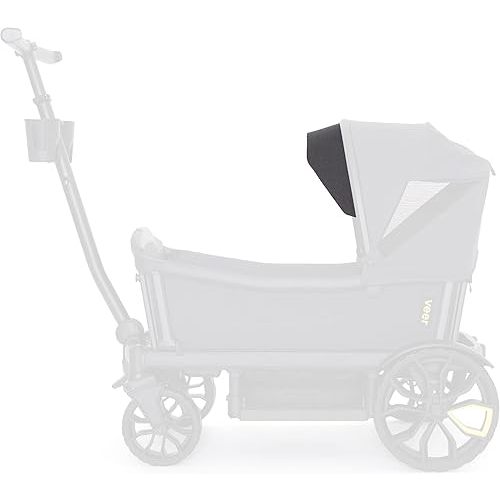 Veer Visor for All-Terrain Cruiser and Cruiser-City 2 Seater Models. NOT Compatible All-Terrain Cruiser XL or Cruiser-City XL 4 Seater Models - Heather Gray