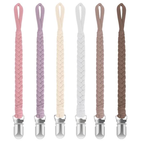 Baby Pacifier Clip, Baby Pacifier Holder for Boys and Girls, Universal Fit for All Pacifiers & Teething Toys - Modern Unisex Baby Gift…