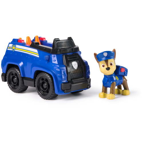 Paw Patrol Police Cruiser with Collectible Chase Toy, Eco-Conscious Recycled Plastic Vehicle for Kids 3+