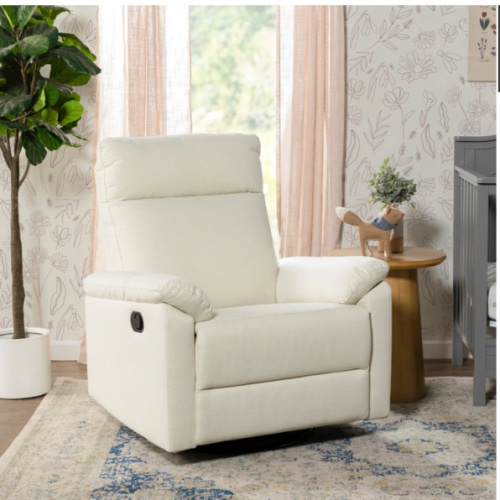 DaVinci Suzy Swivel Glider Recliner (vanilla)
