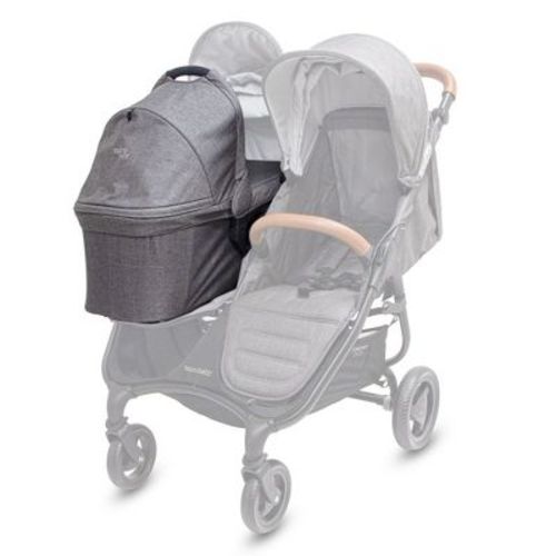 Valco Baby Trend Duo Bassinet Insert, Single Bassinet Compatible With The Trend Duo - Charcoal