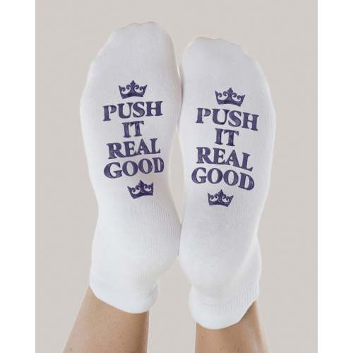 Labor & Delivery Socks | Push It Real Good – Kindred Bravely