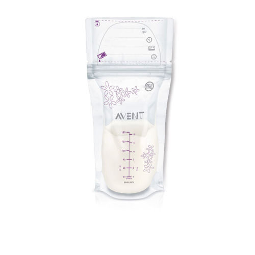 Philips Avent Breast Milk Storage Bags 50 Count 6oz/180ml