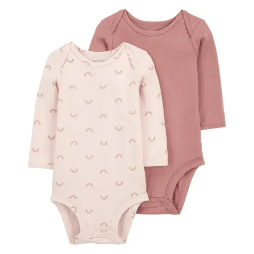 Baby 2-Pack PurelySoft Long-Sleeve Bodysuits - Carter's | Carter's