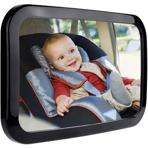 Zacro Baby Car Mirror, Shatter-Proof Acrylic Baby Mirror, Rearview Baby Mirror-Easily to Observe The Baby's Every Move, Rear Facing Car Seat Mirror Safety and 360 Degree Adjustability