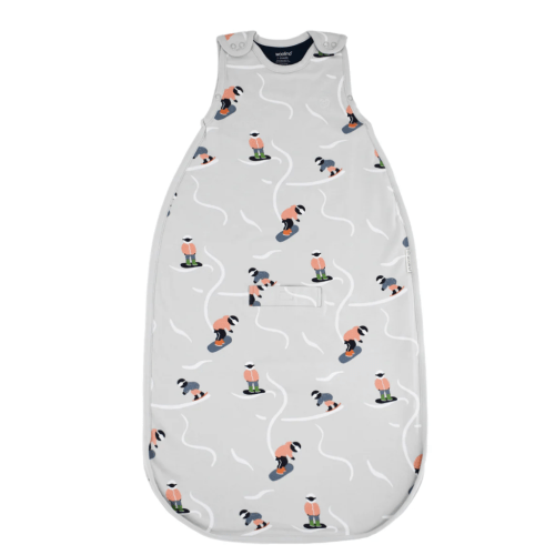 4 Season® Ultimate Baby Sleep Bag, Merino Wool & Organic Cotton, Snowboarder