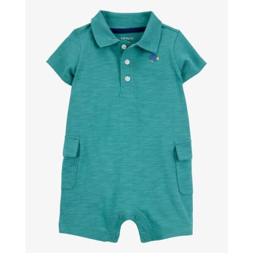 Baby Polo Cotton Romper - Carter's | Carter's