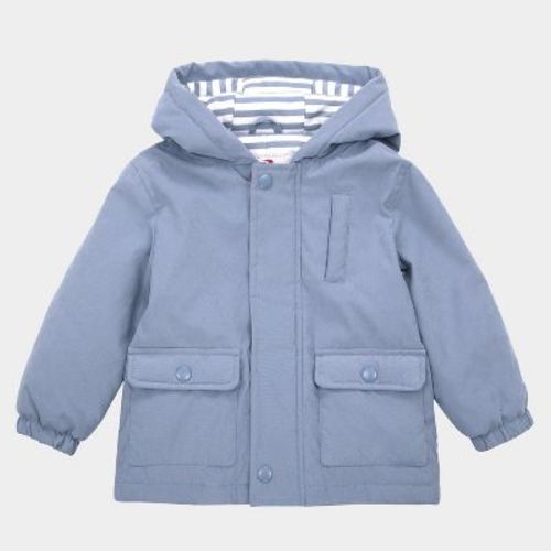 Rokka&rolla Baby Boys' Jersey Lined Puffer Jacket-blue, Size 9-12 Months