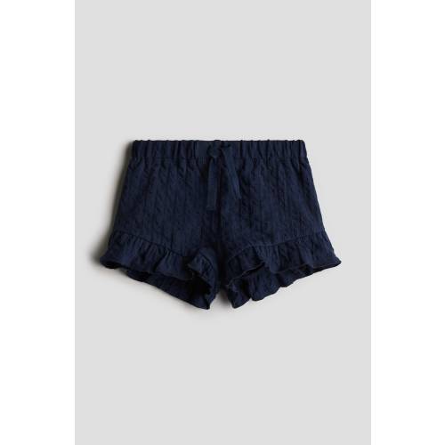 RUFFLE-TRIMMED SHORTS