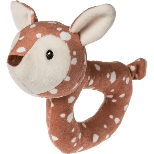 Mary Meyer Baby Rattle Leika Infant Soft Toys, 6-Inches, Little Fawn