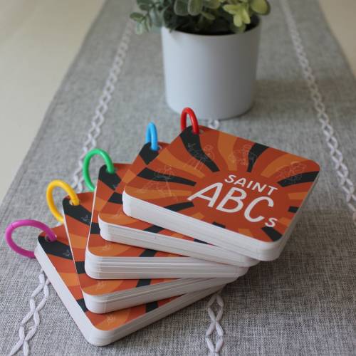 Saint ABCs Book - Catholic Children's Book - Mass Busy Book - Catholic Alphabet Book - Baptism Gift - Catholic Easter Gift - Catholic Saints