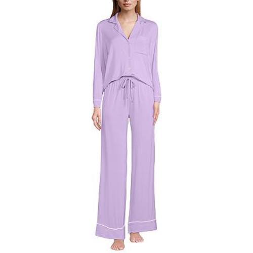 Women's Lands' End 2-Piece Pajama Top & Pajama Pants Sleep Set