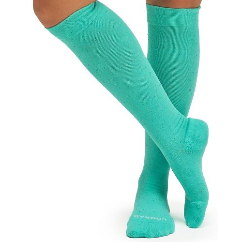 Comrad Recycled Cotton Knee High Socks - 15-20mmHg Graduated Compression Socks - Soft & Breathable Support Socks, Unisex