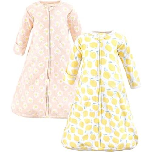 Hudson Baby BabyCotton Long-Sleeve Wearable Sleeping Bag, Sack, Blanket